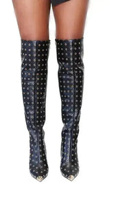 Revenge Thigh High Boot - Rogers Pearson